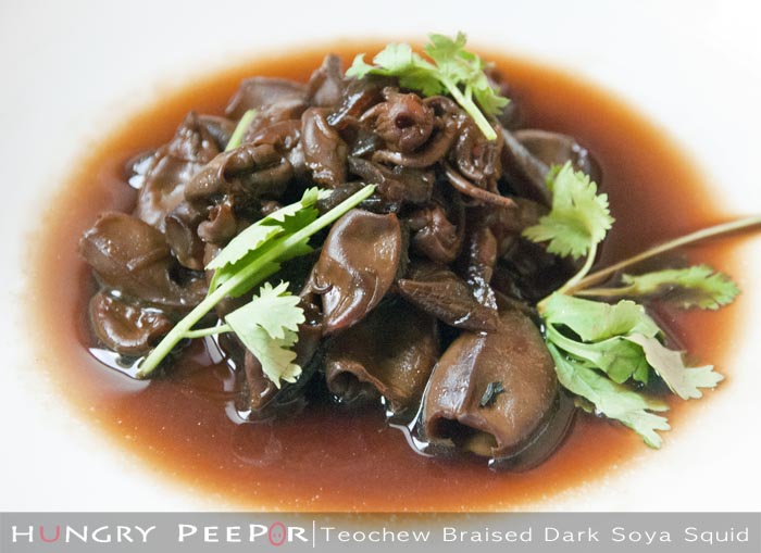 Teochew Braised Dark Soya Squid