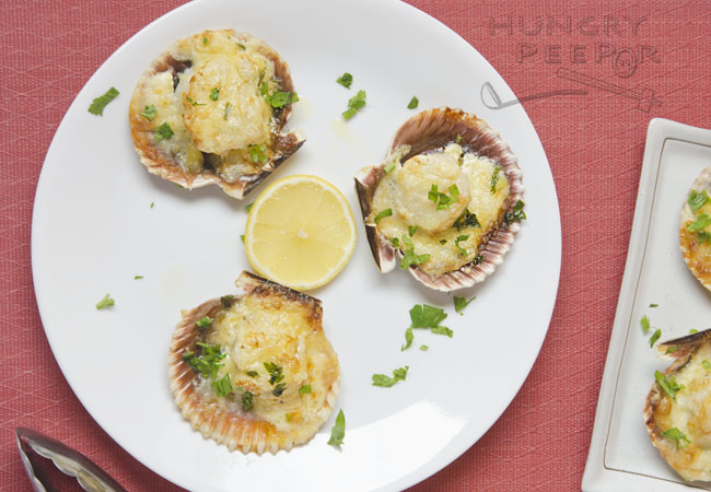 Baked Scallop With Cheese 2