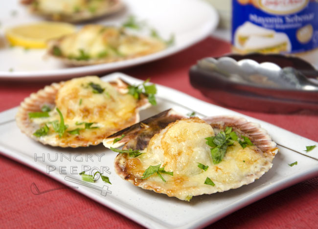 Baked Scallop With Cheese 3