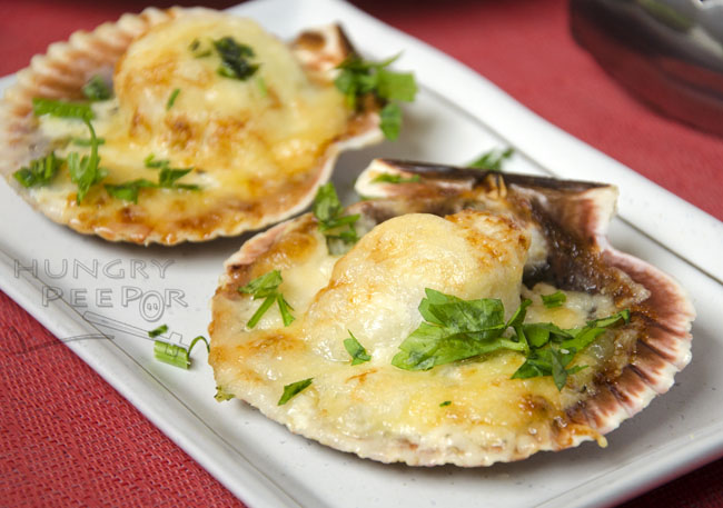 Baked Scallop With Cheese