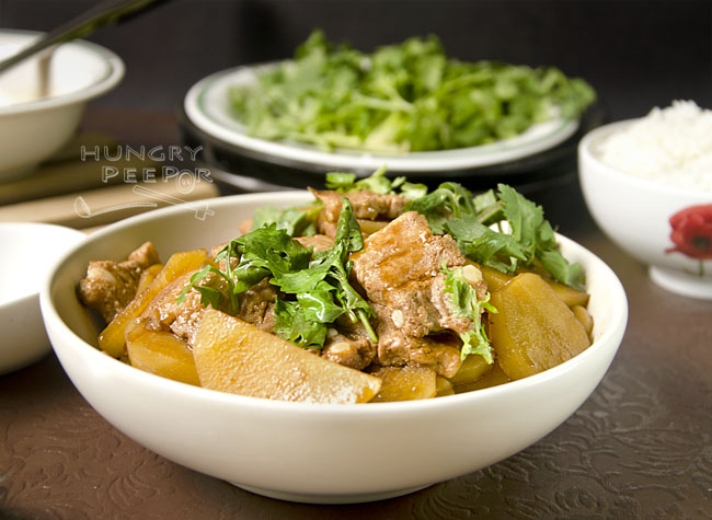 Stir-fry Potato & Pork