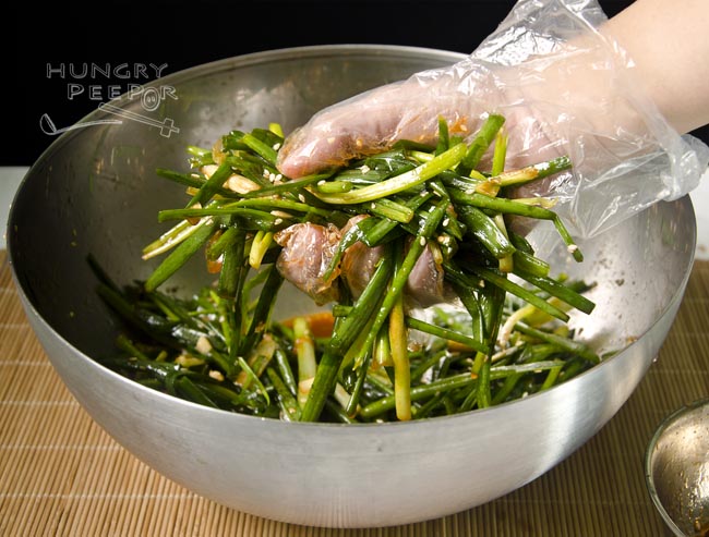 Korean Spring Onion Salad 3